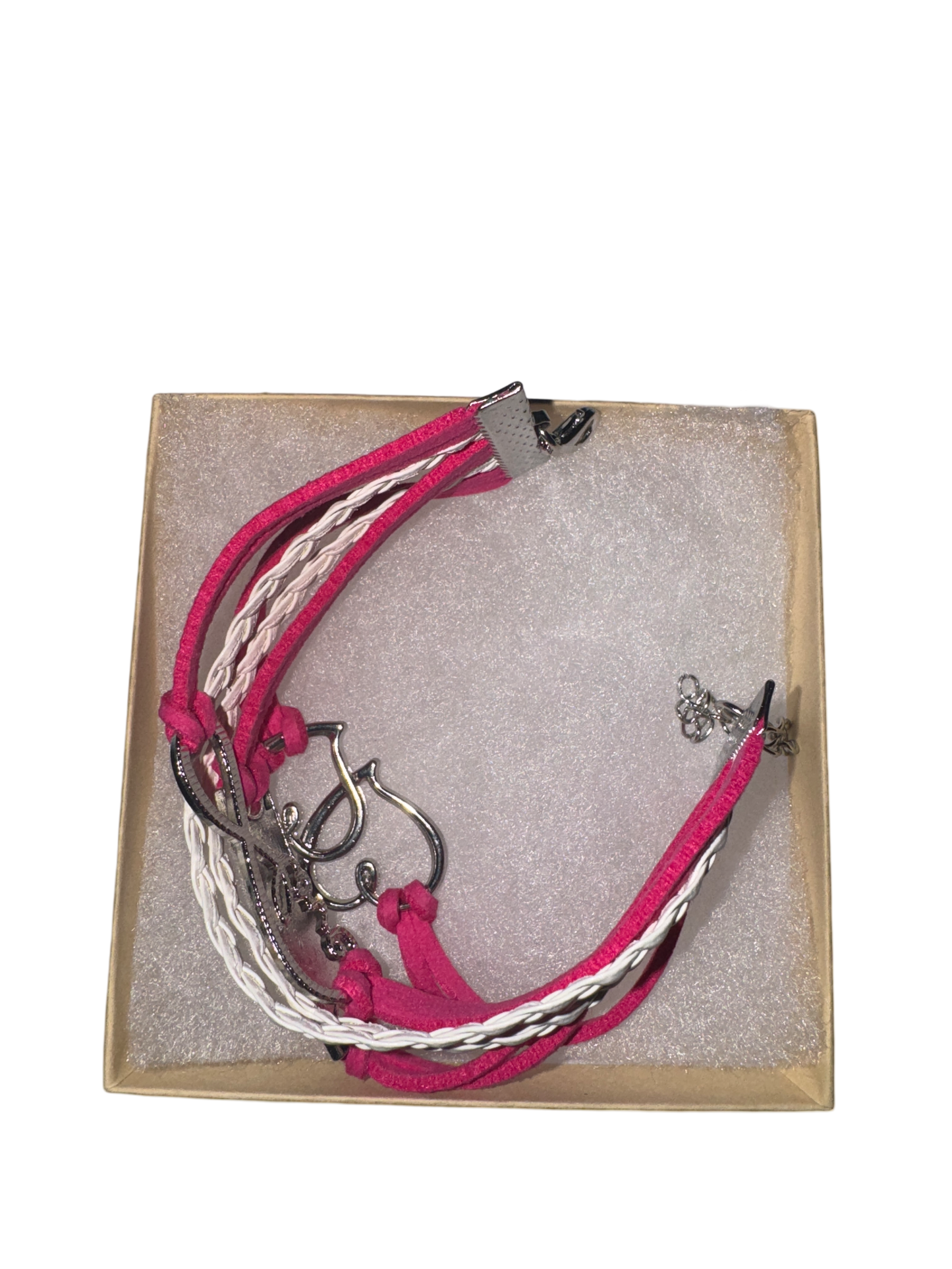 Bracelet Woven Collection - Best Friends Pink -BFF - Pink