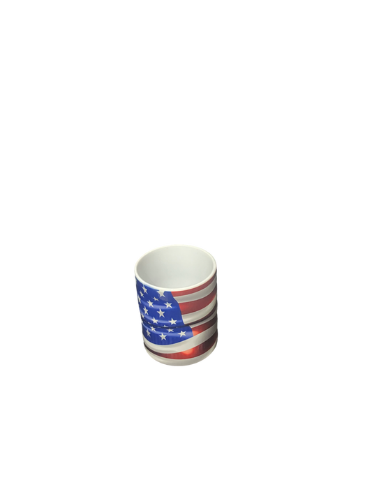 Creamic Mug Standard 11-12OZ  AMEICAN FLAG